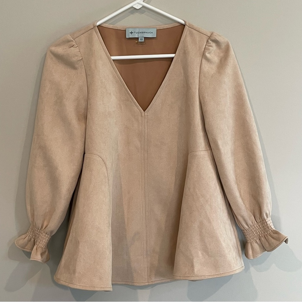 Tuckernuck Faux Suede Top XS
